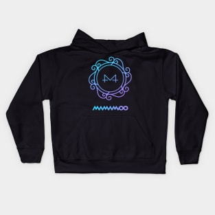 Mamamoo Logo White Wind Kids Hoodie